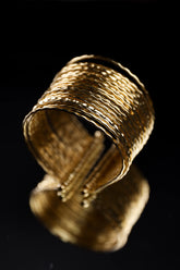 18 k Gold handcuff bangles bracelet