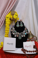 Pastel Doublet Statement Necklace Set