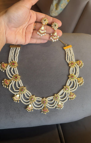 Royal Pearl Heritage Necklace Set