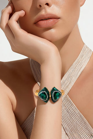 Emerald Embrace Cuff
